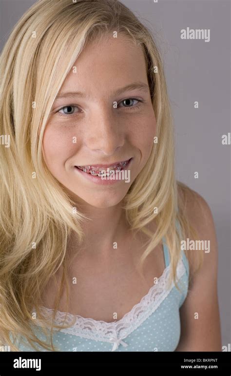 blonde girl with braces|1,240 Blonde With Braces Stock Photos & High